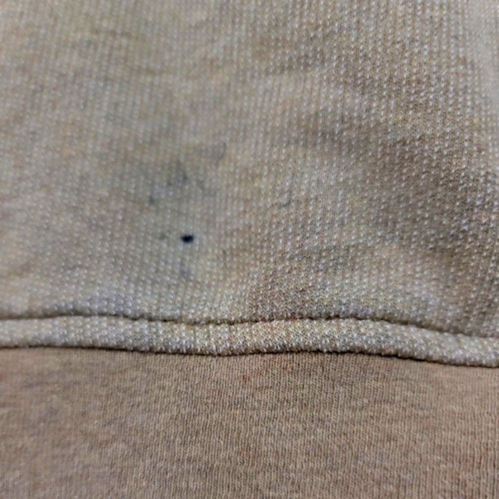 Patagonia Men's Heathered Tan Mountain Logo Organic Cotton Hoodie Size XS Unisex - Picture 6 of 6